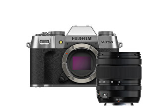 Fujifilm X-T50 Gümüş Aynasız Fotoğraf Makinesi ve XF16-50 MM Kit