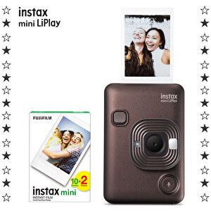 Fujifilm Instax Mini LiPlay Hybrid Deep Bronze Fotoğraf Makinesi
