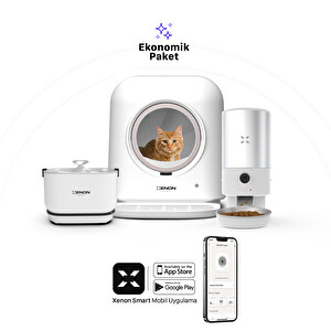 キャビフル エステ機器 Xenon Smart Akıllı Otomatik Kameralı Kedi Tuvaleti Paslanmaz Fiyatı