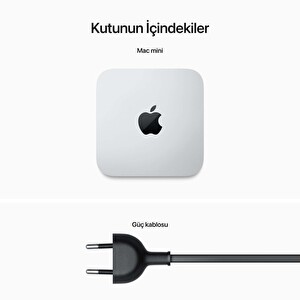 Apple M2 8C CPU 10C GPU 16 GB RAM 256 GB SSD macOS Mini Masaüstü