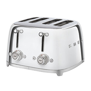 Smeg TSF03SSEU 1x4 Paslanmaz Çelik Ekmek Kızartma Makinesi