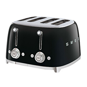 Smeg TSF03BLEU 1x4 Siyah Ekmek Kızartma Makinesi