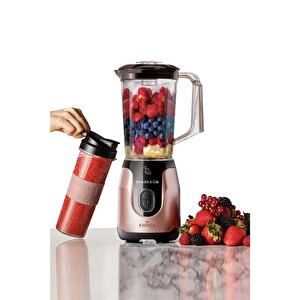 Karaca Blendfit Rosegold Smoothie Go Blender Set