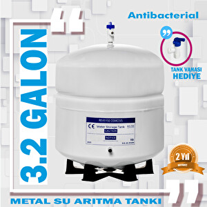 Resim Sulook Su Arıtma Cihazları Için 12 Litre (3.2) Metal Tank 