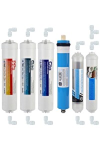 Sulook Su Arıtma Cihazı Filtresi 6'lı Filtre Seti Paket