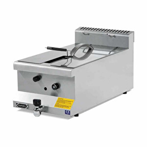 Empero EMP.6FG010 Gazlı Fritöz - 10 Litre Yağ Kapasiteli - Tahliyeli - Doğalgazlı