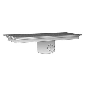 Empero EMP.YF.YO.30225 Yandan Çıkışlı Ortadan Sifonlu Yer Izgarası 300x2250x150 MM