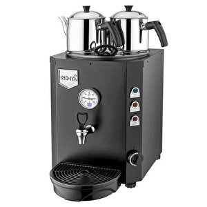 Remta Jumbo Çay Makinesi-23 litre-2 demlik dahil - Şamandıralı (Şebeke) Siyah