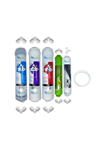 Pemax Water Solutions Kapalı Kasa Su Arıtma Cihazı STD 5'li Mebransız Alkali Gümüş İyonlu Tatlandırıcı Set