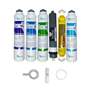 Pemax Water Solutions Kapalı Kasa Su Arıtma Cihazlarına Tak Çevir 6'lı Platinium Mebran Mineral-Tatlandırıcı
