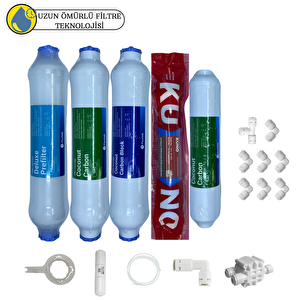 Pemax Water Solutions Fluxtek Kapalı Kasa Su Arıtma Cihazlarına Uluslar arası Sertifikalı 5'li Orijinal Lg Kuno Mebran