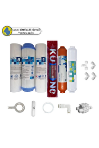 Pemax Water Solutions Purefer Açık Kasa Çift Sedimentli Sertifikalı 6'lı Orijinal Lg Kuno Mebran Mineral