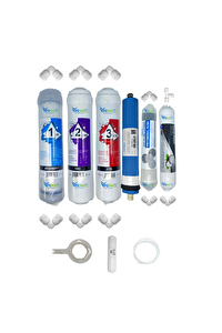 Pemax Water Solutions Kapalı Kasa Su Arıtma Cihazları STD 6'lı Vontron Mebran Şeffaf Mineral-Gümüş İyonlu Tatlandırıcı