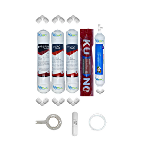 Pemax Water Solutions Kapalı Kasa Su Arıtma Cihazlarına Ecomax 5'li Orijinal Lg Kuno Mebran Mineralli Tatlandırıcı