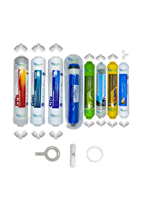 Pemax Water Solutions Kapalı Kasa Su Arıtma Cihaz STDMAX 8'li ReVerse Osmosis Mebran Alkali-Mineral-Detox-Tatlandırıcı