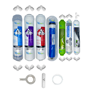 Pemax Water Solutions Kapalı Kasa Su Arıtma STD 7'li ReVerse Osmosis Mebran Alkali-Mineral-Gümüş İyon Tatlandırıcı