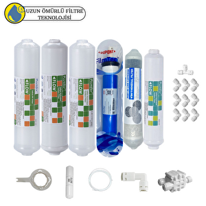 Pemax Water Solutions Purefer Kapalı Kasa Su Arıtma Cihazlarına Sertifikalı 6'lı Filmtec Dupon Mebran Şeffaf 4'lü Mineral