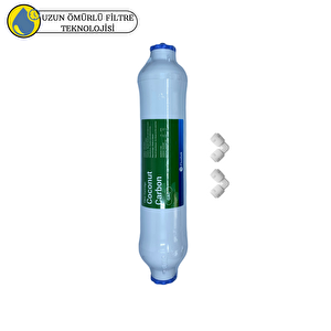 Pemax Water Solutions Fluxtek Kapalı Kasa Su Arıtma Cihazlarına Sertifikalı Şeffaf 2.Aşama Gac Karbon Kokonat Filtre