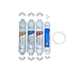 Pemax Water Solutions Kapalı Kasa Su Arıtma Cihazlarına Uygun Eco 4'lü Mineralli Tatlandırıcı Set
