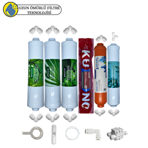 Pemax Water Solutions Puricom Kapalı Kasa Su Arıtma Cihazlarına Sertifikalı 6'lı Orijinal Lg Kuno Mebran Mineral
