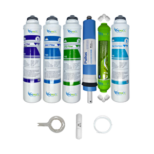 Pemax Water Solutions Kapalı Kasa Su Arıtma Cihazlarına Tak Çevir 6'lı Pallas Mebran Alkali-Tatlandırıcı