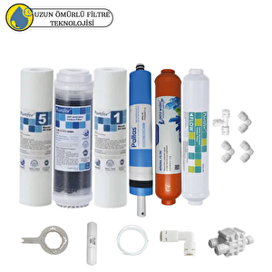 Pemax Water Solutions Purefer Açık Kasa Çif Sedimentli Sertifikalı 6'lı Pallas Mebran Mineralli