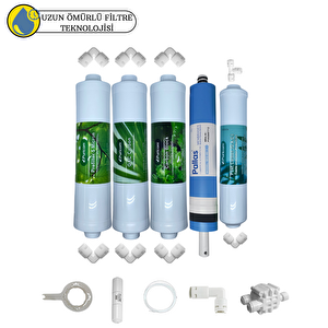 Pemax Water Solutions Puricom Kapalı Kasa Su Arıtma Cihazlarına Sertifikalı 5'li Pallas Mebran 5'li