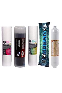 Sulook - İhlas Su Arıtma Cihazı Uyumlu 5'li Filtre Seti Full Ekonomik Set