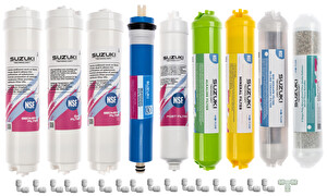 Sulook Kapalı Kasa Su Arıtma Cihazı Tam Set -13 Aşamalı Filtre Seti