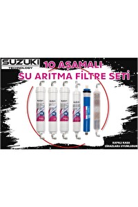 Sulook Tüm Kapalı Kasa Su Arıtma Cihazları İçin 10 Aşamalı Filtre Seti