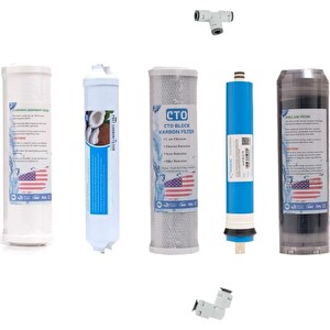 Sulook Aura Cebillion Compact Uyumlu 5'li Filtre Seti (Vontron Membran+Post Carbon)