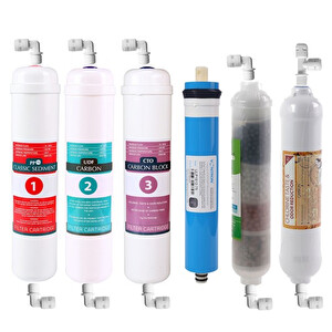 Sulook Lotto Filters Su Arıtma Cihazı 6'lı Filtre Seti Vontron Membranlı