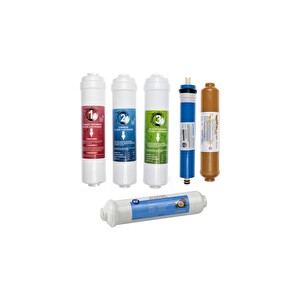 Sulook Kapalı Kasa Su Arıtma Cihazı Uyumlu 6'lı Filtre Seti Vontron Membranlı (Mineral Filtre)