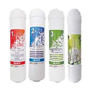 Sulook Kapalı Kasa Su Arıtma Cihazı Inline & Tatlandırıcı Filtre Set