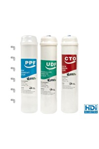 Sulook Puretech Yakut-Optima Cihazlarına Uygun 3'lü Kokonatlı Filtre