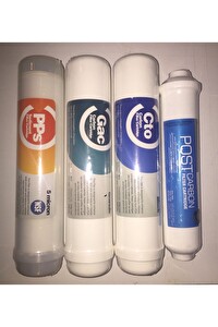 Sulook Su Arıtma Ihlas Aura Cebilon Plus 4'lü Filtre SetiInline Sistem Eco Seri