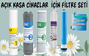 Sulook Su Arıtma Filtresi Seti 5'li Mebran Filtre Seti