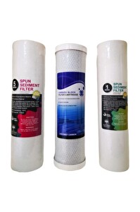 Sulook Su Arıtma Cihazı 3'lü Filtre Set