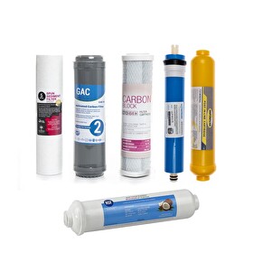 Sulook Su Arıtma Cihazı Sulook Açık Kasa Çift Karbonlu 6'lı Filtre SetiVontron Membranlı