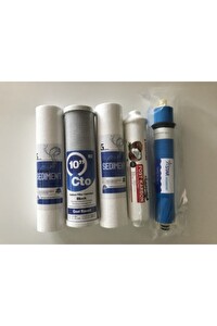 Sulook 5 Aşama Membrane FiLT Li Açıkkasa Su Arıtma FiLT Seti