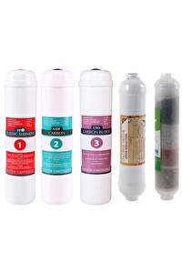 Sulook Su Arıtma Cihazı Filtresi Membransız - Filtreli Takım 5'li