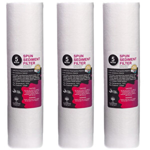 Sulook 5 Mikron Sediment Spun Filtre toz-tortu Filtre