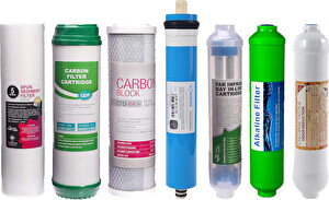 Sulook E-Water Su Arıtma Cihazı 7'li Filtre Seti Vontron Membranlı Detox Filtre Alkali Filtre