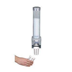 Tekno Plastik Bardaklık 8/9 Oz Karton Bardak İçin 80 MM beyaz