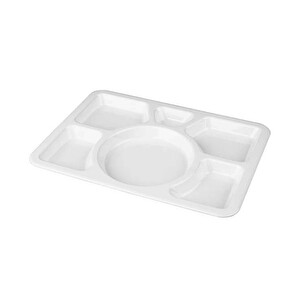 Plastport 46010115 Tabldot self servis polikarbon Hint modeli 6 gözlü 10 Adet 10 Adet
