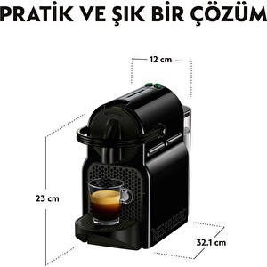 Nespresso D40 Inissia Siyah Kapsüllü Kahve Makinesi Fiyatı ve