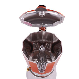 Any Morning HES-6 0.24 L Bakır Alüminyum Moka Pot Espresso Kahve