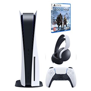 Sony Playstation 5 Diskli Oyun Konsolu + 3D Pulse Kulaklık + God of War: Ragnarök PS5 Oyun (İthalatçı Garantili)