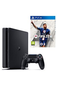 Sony Playstation 4 Slim 500 GB Oyun Konsolu + Fifa 23 PS4 Oyun (İthalatçı Garantili)