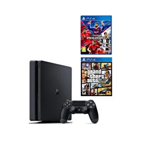 Sony Playstation 4 Slim 1 TB - PS4 PES 2020 - PS4 GTA 5 Playstation Oyun Konsolu